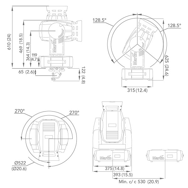 Martin MAC 250 Beam