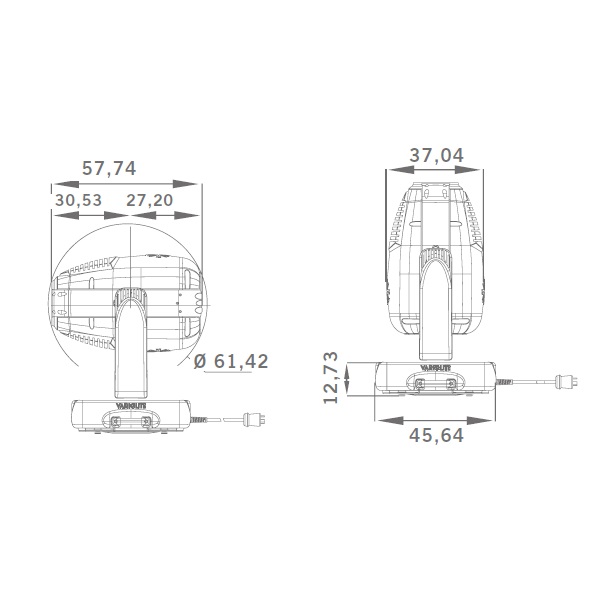 Dibujo VARI-LITE VL3000 Spot 3